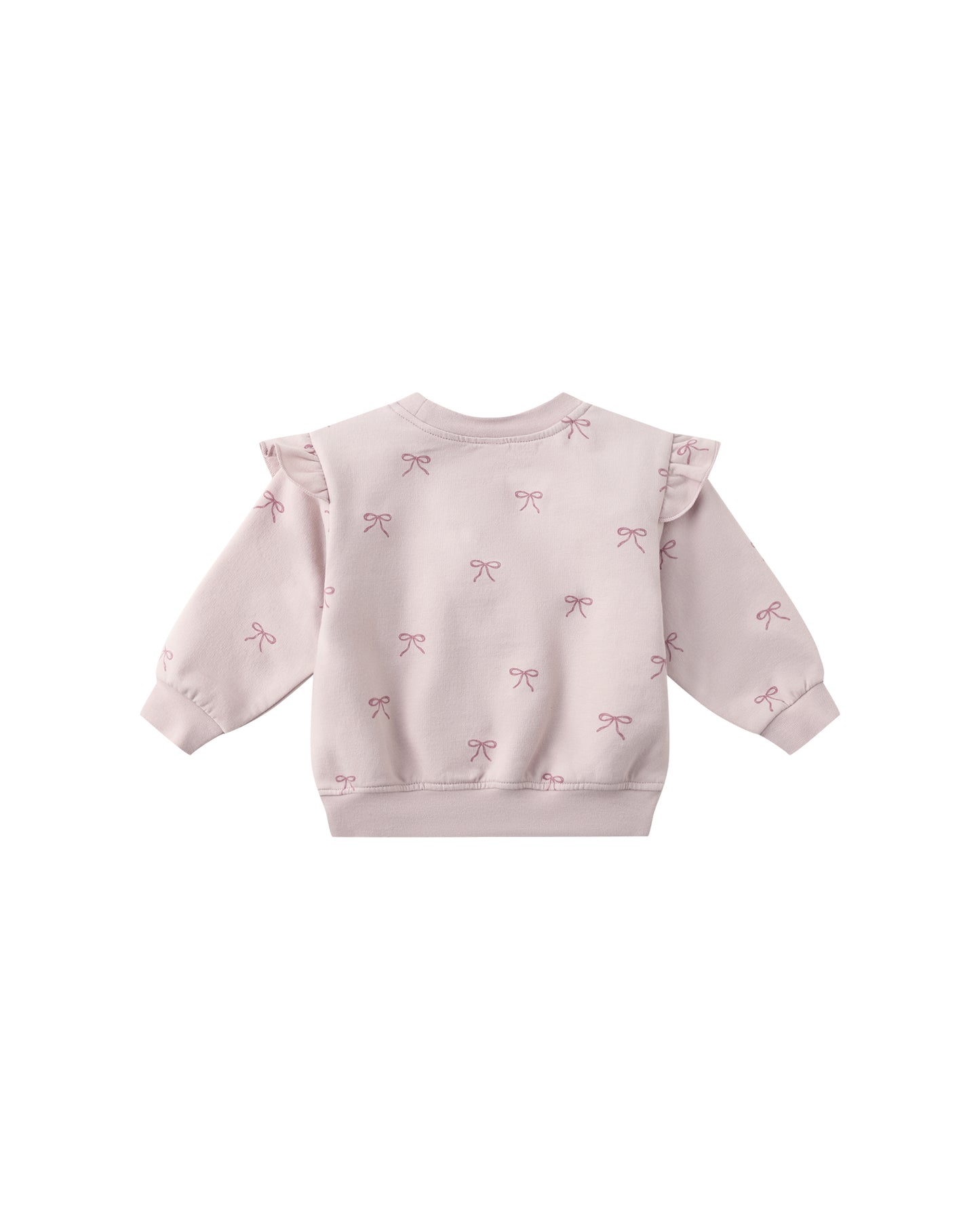 Ruffle Fleece Sweatshirt | Bows