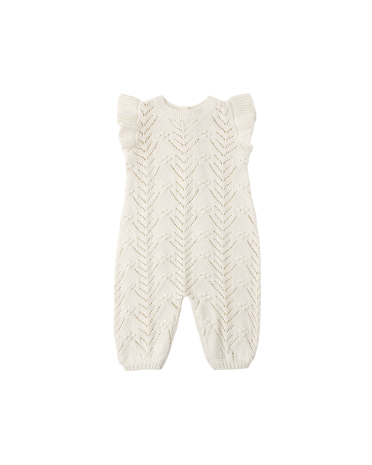 Mira Knit Romper | Natural