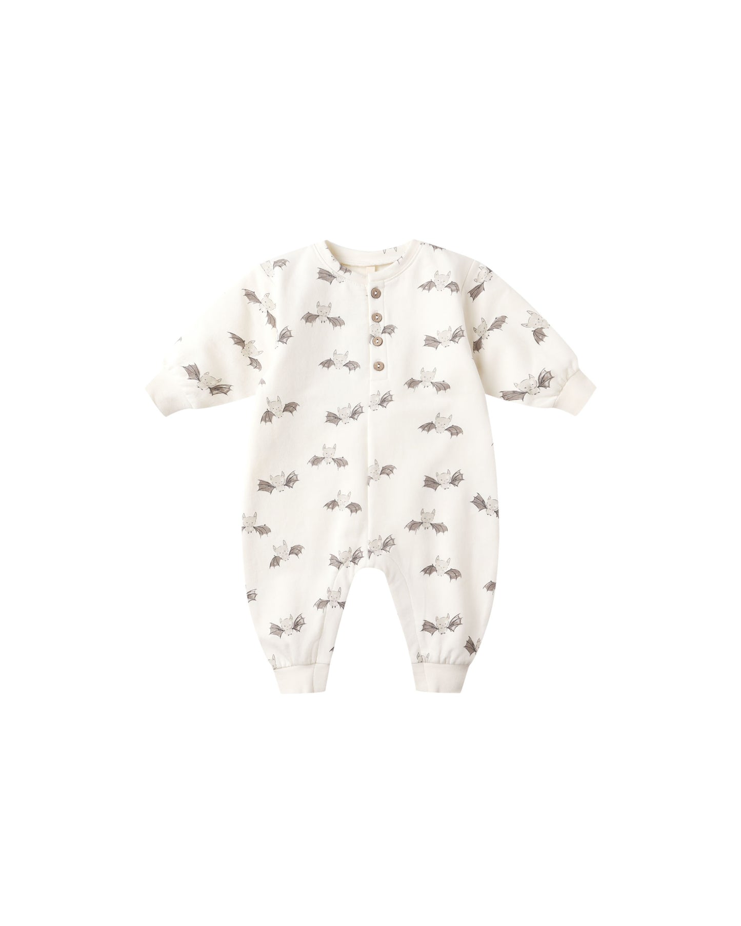 Relaxed Fleece Jumpsuit | Bats