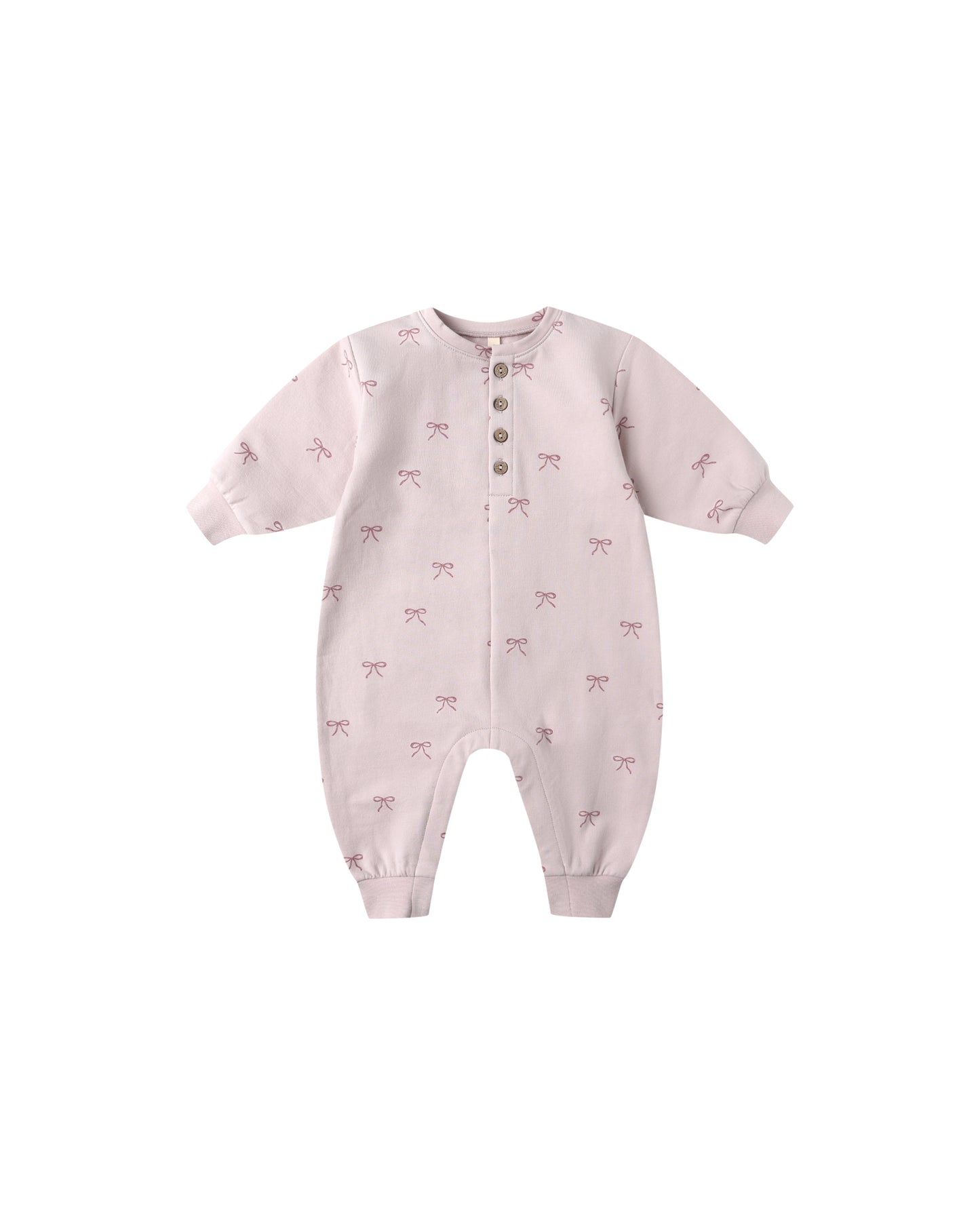 Relaxed Fleece Jumpsuit | Bows