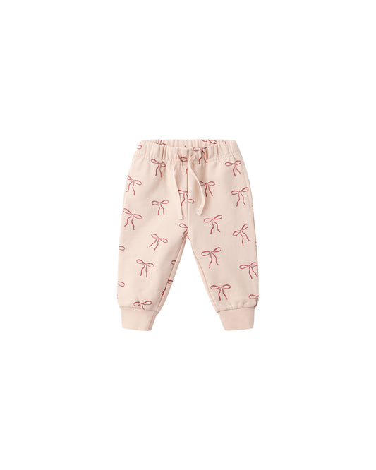 Relaxed Fleece Sweatpant | Red Bows