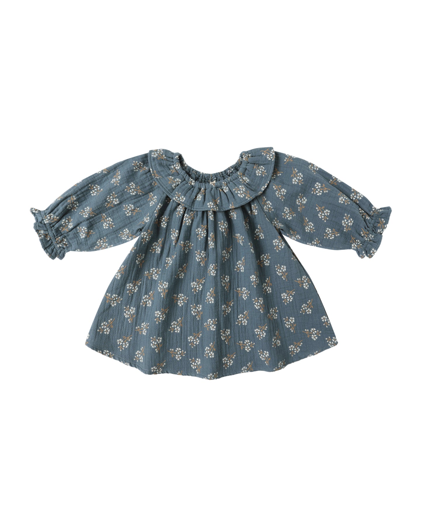 Long Sleeve Isla Dress | Blue Floral