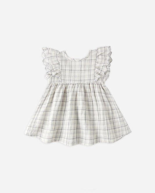 Alina Dress | Blue Plaid
