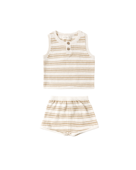 Taylor Knit Set | Butterscotch Stripe