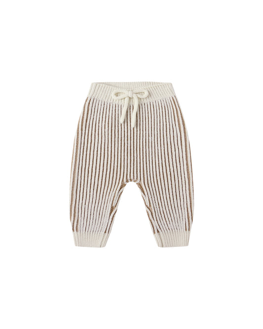 Chunky Knit Pant | Gold