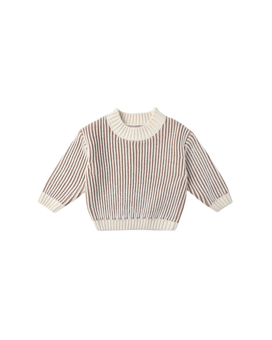 Relaxed Knit Sweater | Gold