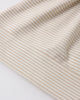 Knotted Baby Hat | Oat Microstripe