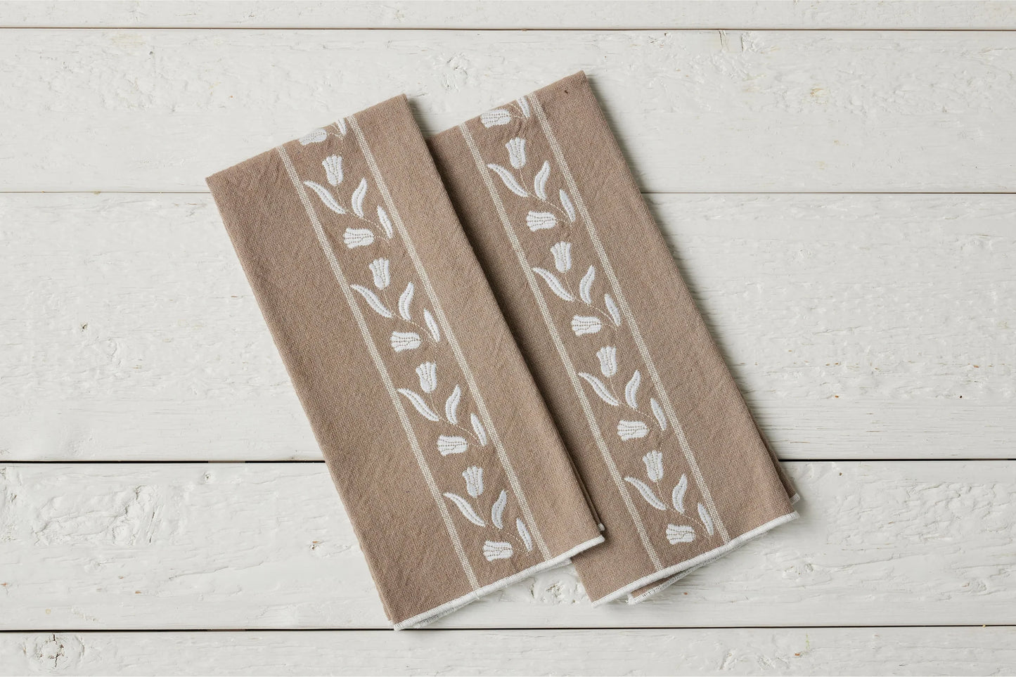 Kitchen Tea Towel, Tulip, Set of 2 | Choose Color
