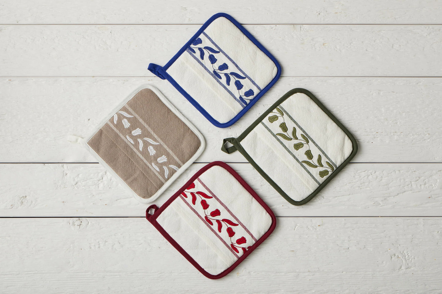 Pot Holder, Tulip, Set of 2 | Choose Color
