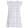 Printed Angel Sleeve Dress | Flags