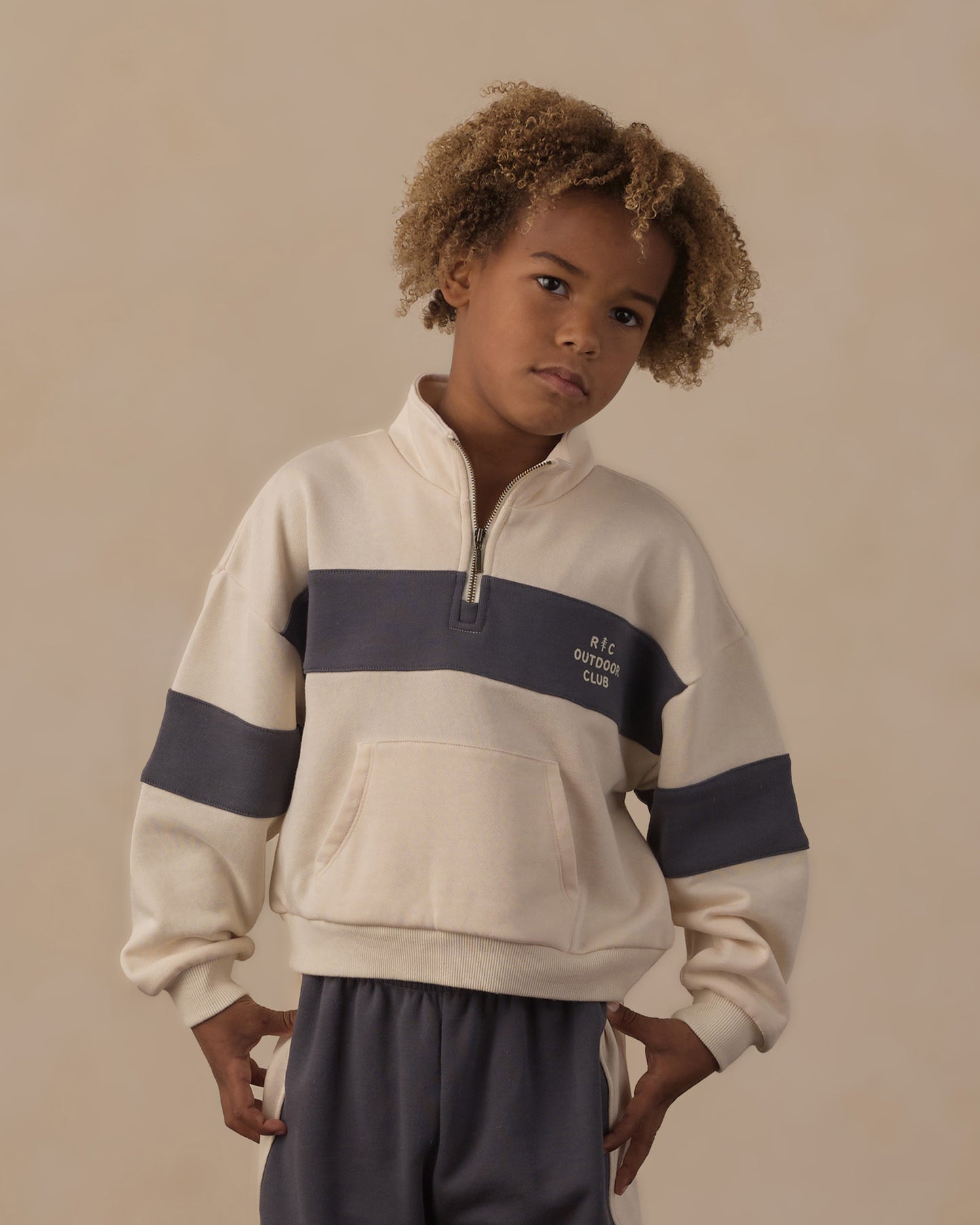 Panel Stripoe Half Zip | Outdoor Club