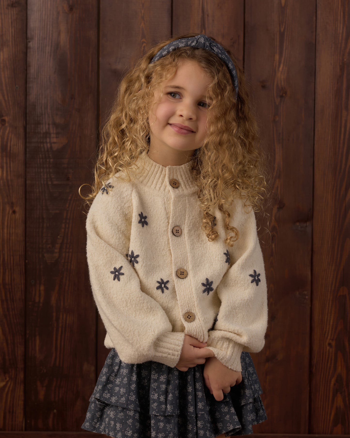 Tulip Cardigan | Midnight Daisy