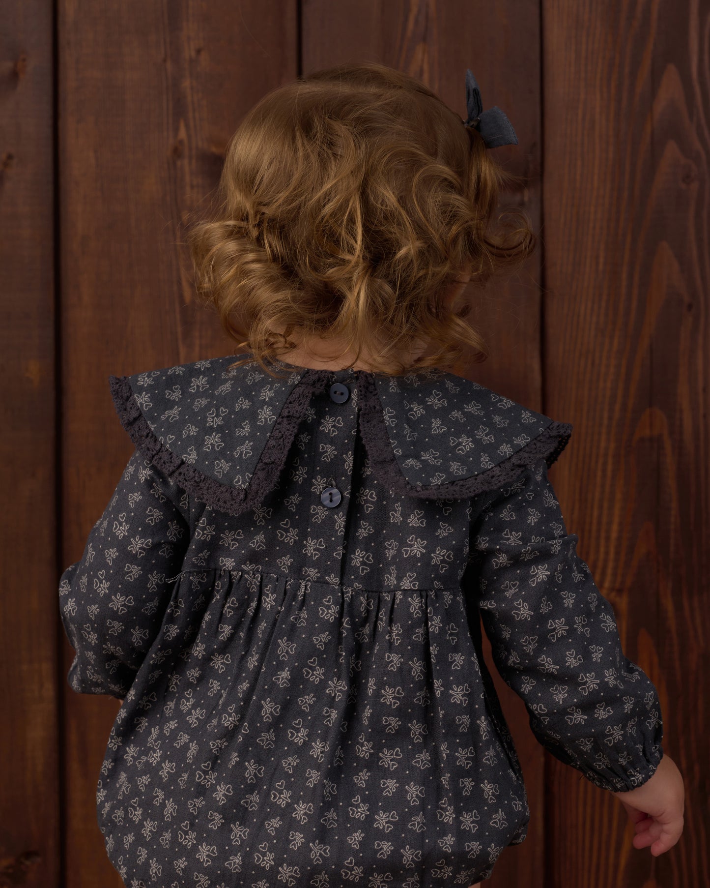 Fern Romper | Heart Ditsy
