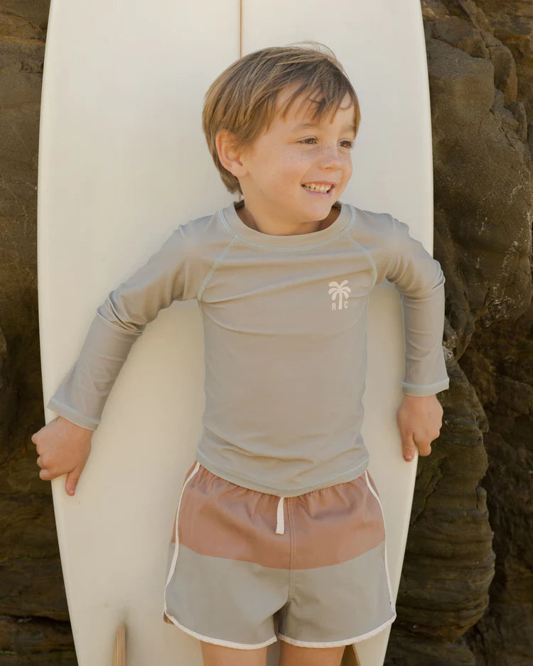 Swim Trunk || Color Block