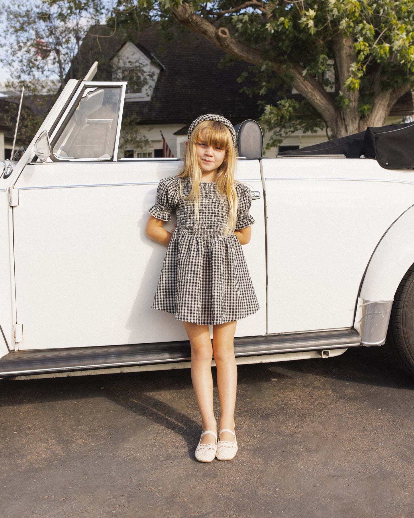 Louise Dress | Black Check