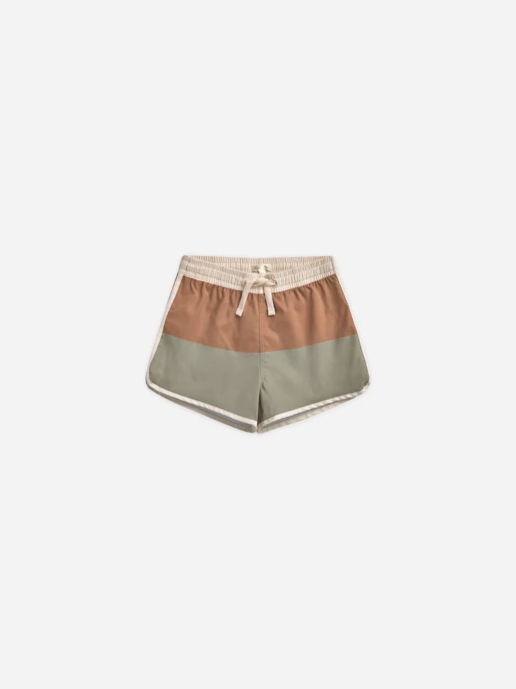 Swim Trunk || Color Block
