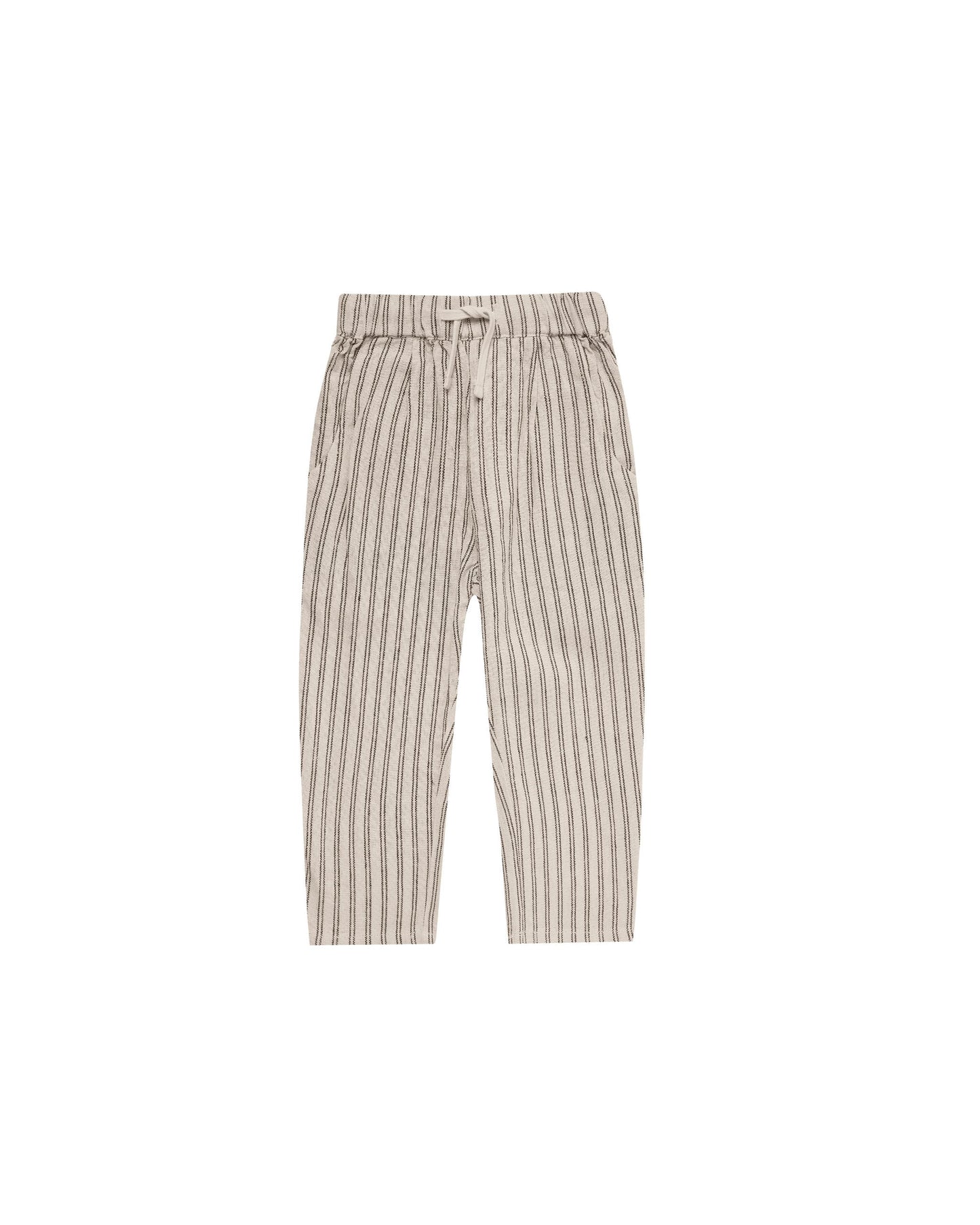 Ethan Trouser - Black Pinstripe