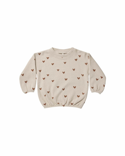 Relaxed Sweatshirt - Hearts