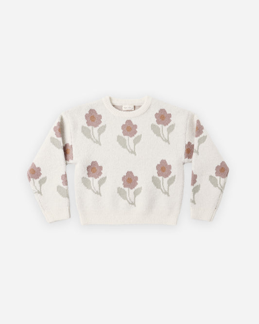 Aspen Sweater | Ivory Flower