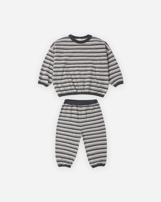 Relaxed Set | Blue Stripe
