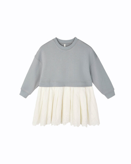 Sweatshirt Dress | Dusty Blue