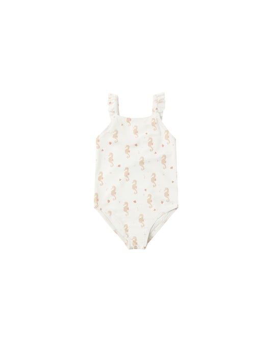 Positano One-Piece Swimsuit | Seahorses