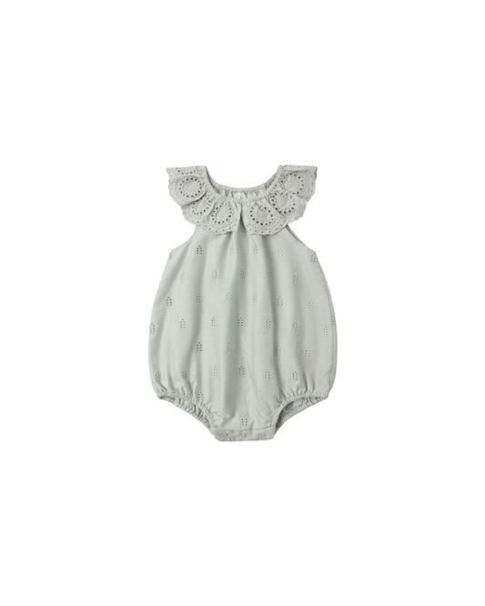 Myla Romper | Seafoam