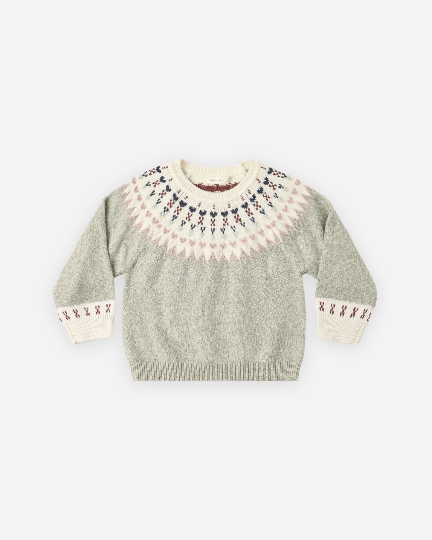 Fair Isle Sweater | Sage