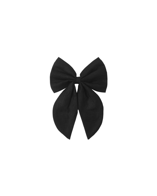 Oversized Bow | Black