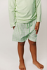 Gingham Swim Short | Sage