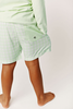 Gingham Swim Short | Sage