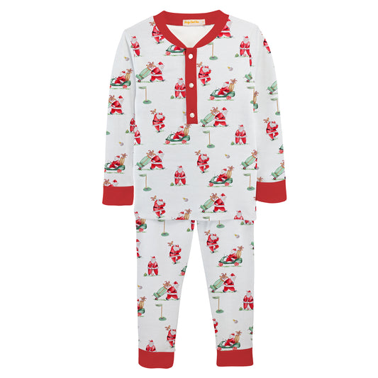 Santa's Golf Kid Set w/Button