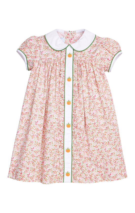 Ruffled Sally Dress | Pumpkins