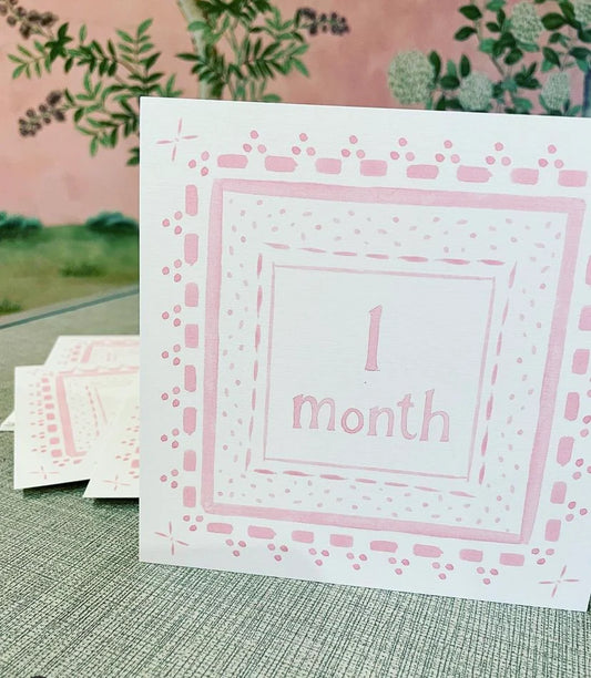 Milestone Cards | Pink or Blue