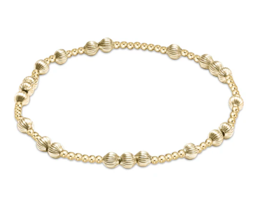 Hope Unwritten Dignity 4mm Bead Bracelet | Gold