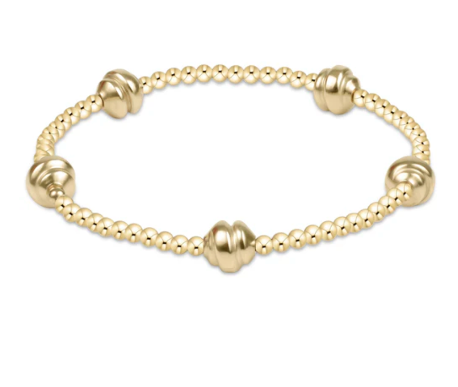 Admire Small Gold 2.5mm Bead Bracelet | Gold