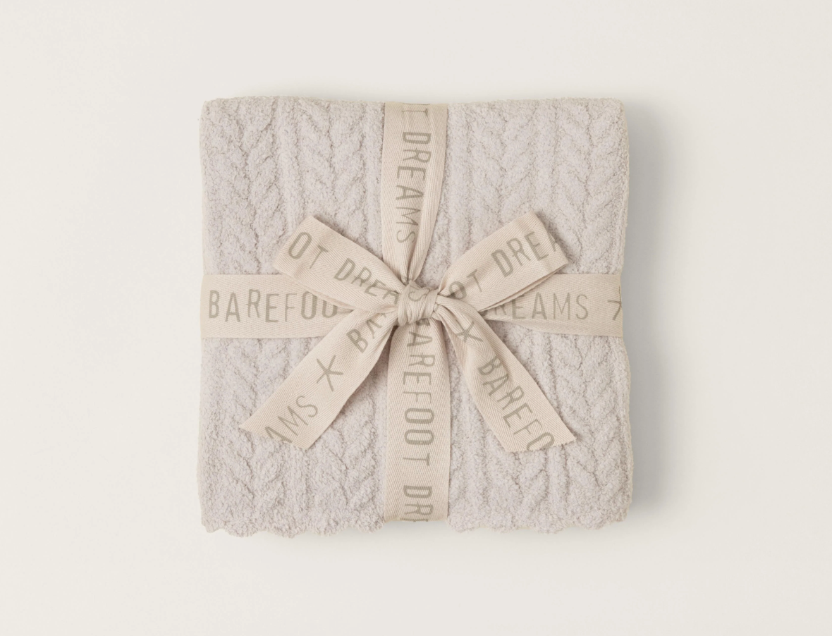 CozyChic Heirloom Receiving Blanket | Stone