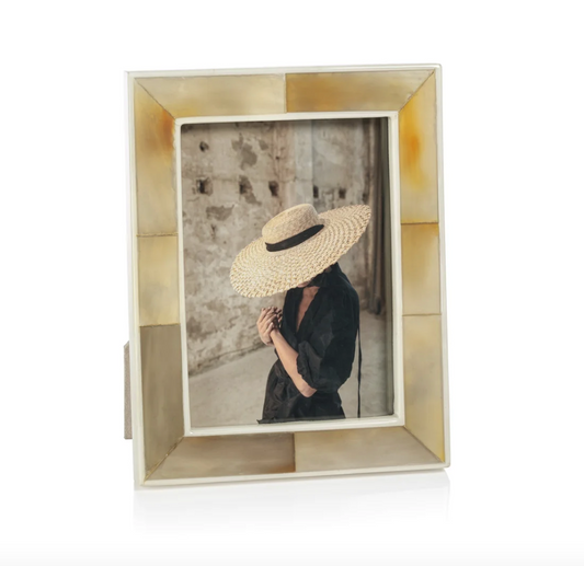 Natural Horn and Bone Photo Frame | 5x7
