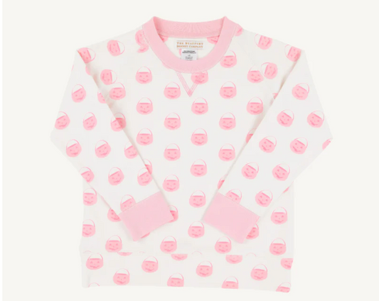 Cassidy Comfy Crewneck | Vintage-Prep Pumpkin Pails