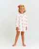 Long Sleeve Maerin Fitz Frock | Nonesuch Stems | Worth Ave White/Sandpearl Pink