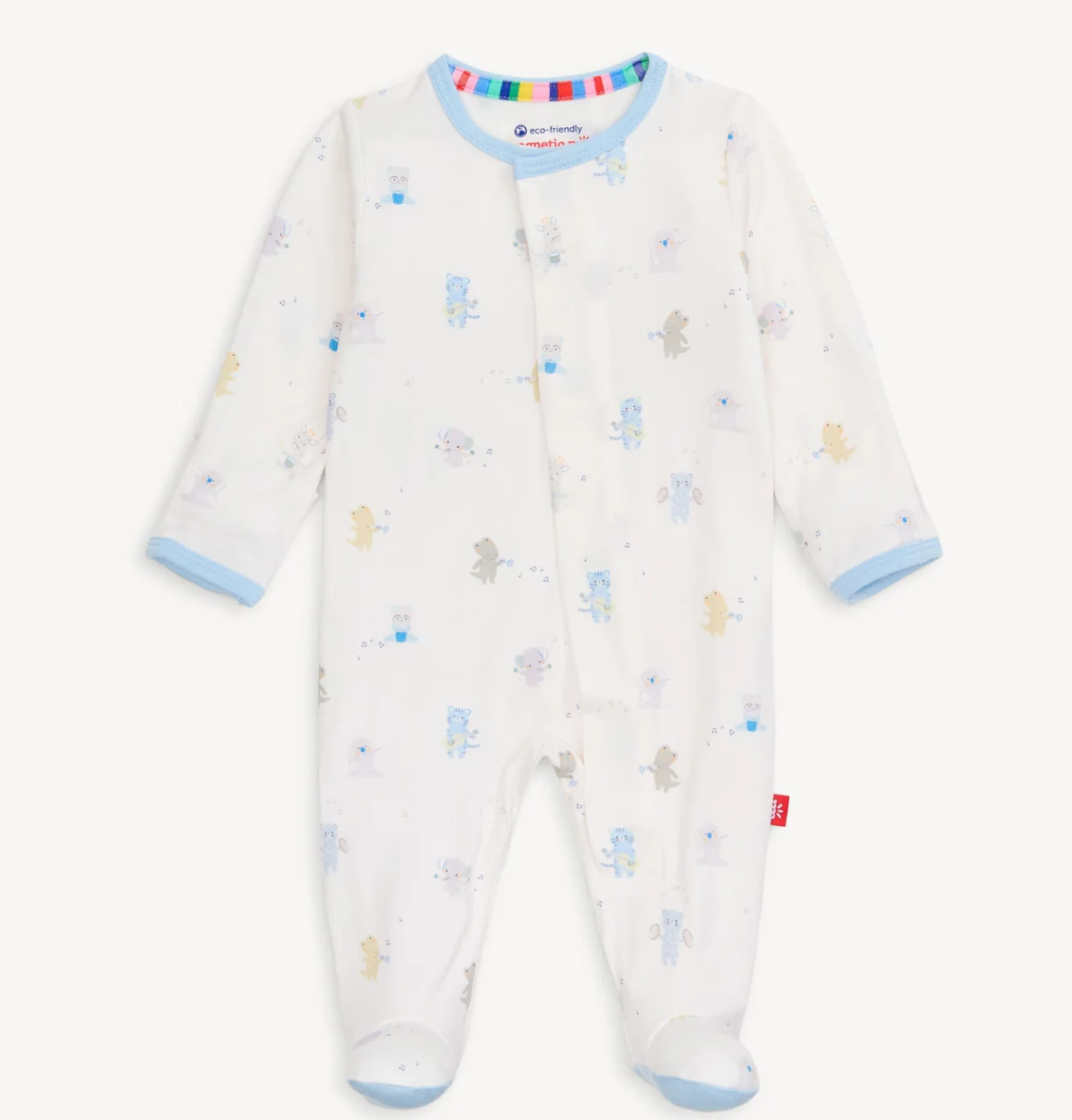 Blue Baby Beats Modal Footie