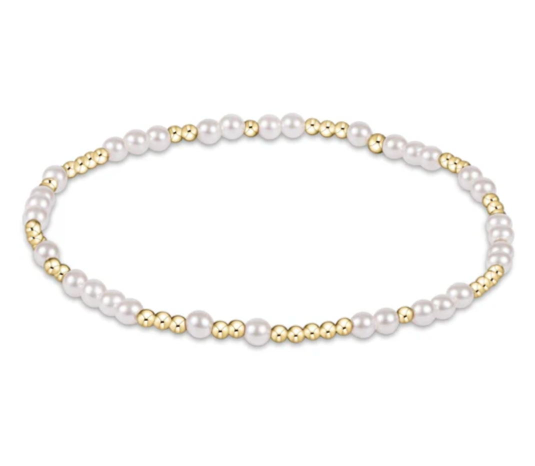 extends Hope Unwritten 3mm Bead Bracelet | Pearl