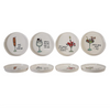Stoneware Plate with Holiday Icon & Tipsy Saying | 4 Styles