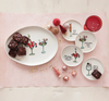 Stoneware Platter with Tipsy Holiday Icon