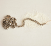 72"L Metal Jingle Bell Garland on Jute Cord | Silver Finish