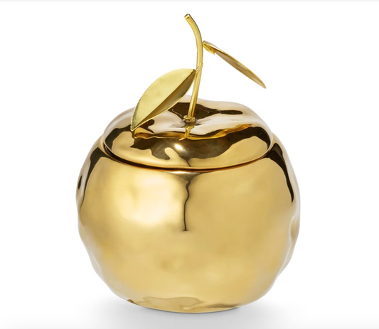 Gilded Citrus Holiday Fruit Candle