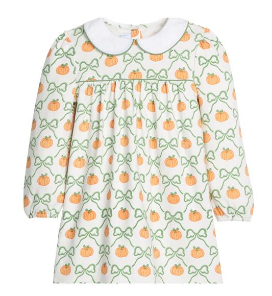 Evelyn Dress | Pumpkin Trellis