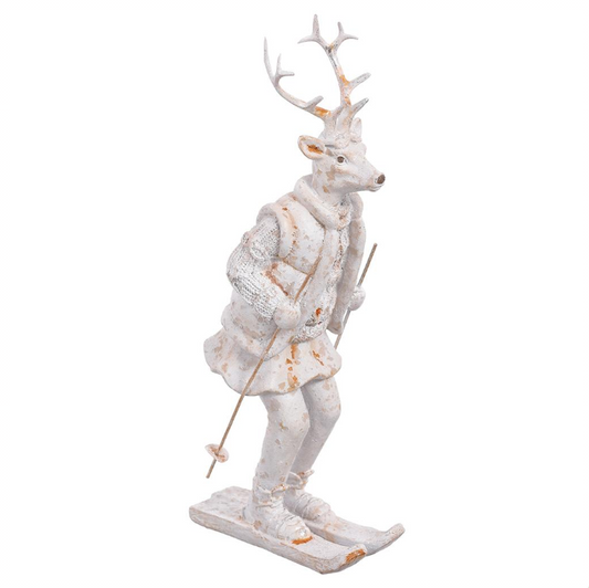 12.5" Skiing Reindeer