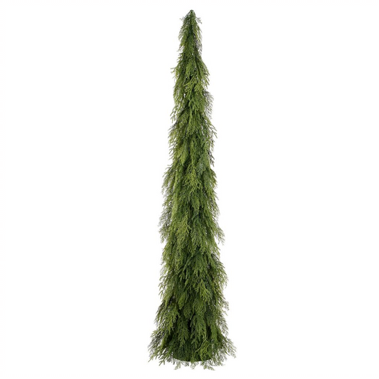 82" Ultimate Deluxe Mixed Cedar Cone Top Tree