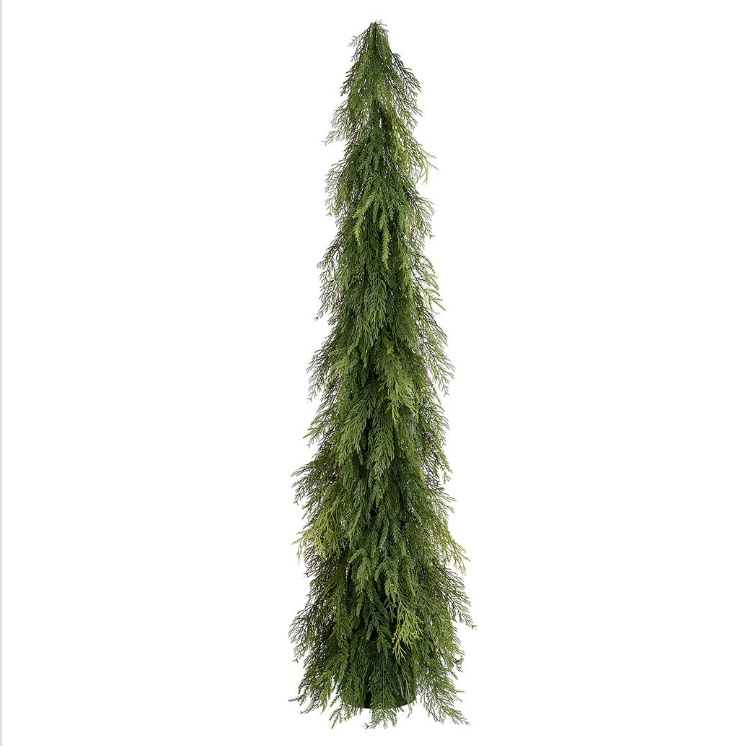 65" Ultimate Deluxe Mixed Cedar Cone Top Tree